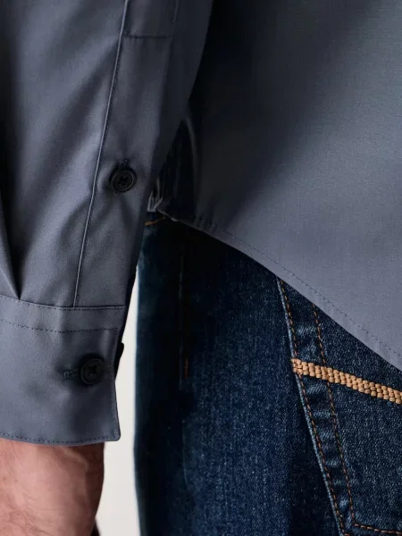 Calvin Klein férfi ing pamuttal kék