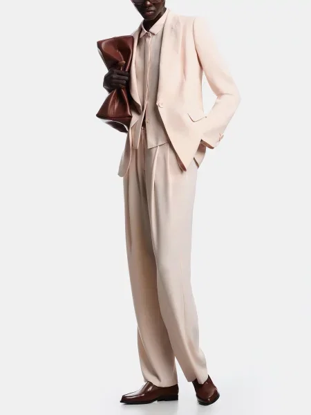 Повседневная рубашка Emporio Armani розовая