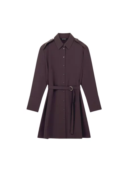 Armani Exchange sukienka brązowa