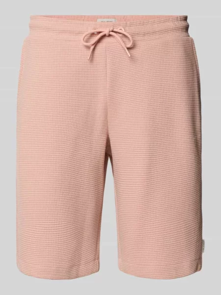 Szorty z dzianiny dresowej o kroju regular fit z fakturowanym wzorem model ‘CASPER’ Blend