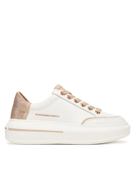 Sneakersy Alexander Smith bílé