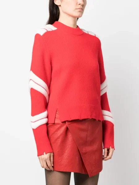 Top Zadig&voltaire wełniany czerwony