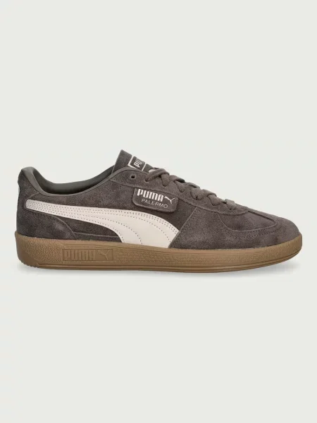 Puma Palermo sneakers din piele întoarsă maro