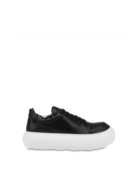 Sneakersy Moschino skórzane czarne