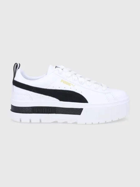 Puma Pantofi Mayze cu platformă alb
