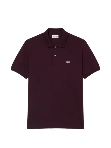 Tricou polo Lacoste cu autograf violet