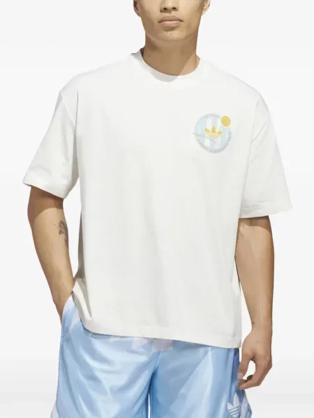 Scurt pantaloni scurți Adidas cu imagine cu model floral albastru