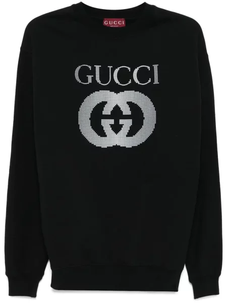 Hanorac Gucci cu aplicații negru