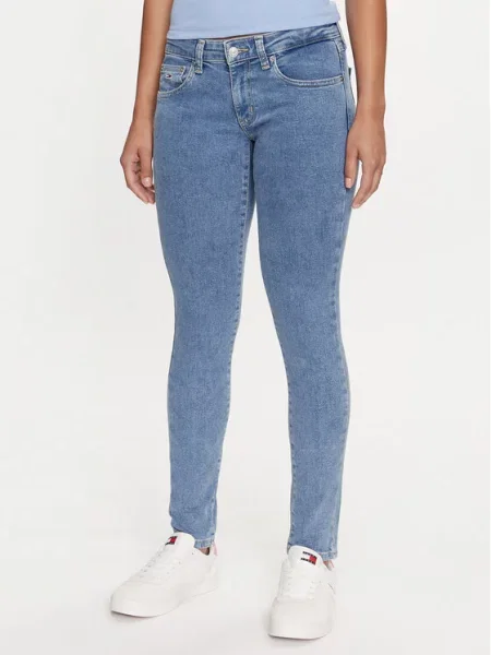 Tommy Jeans Traperice Sophie Skinny Fit plava