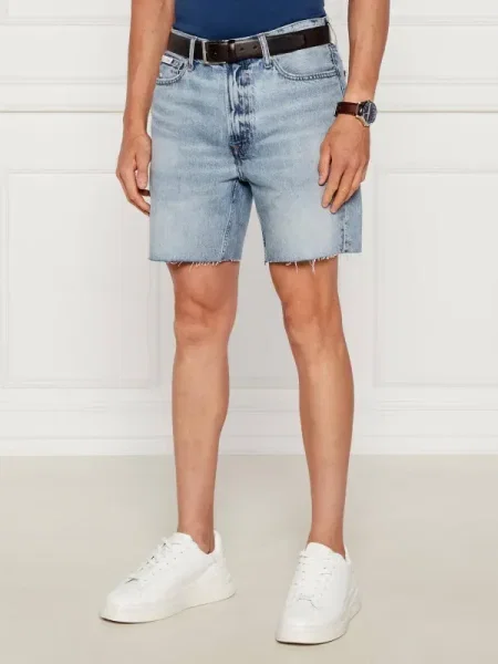 Calvin Klein Jeans De blugi pantaloni scurți APOLLO albastru