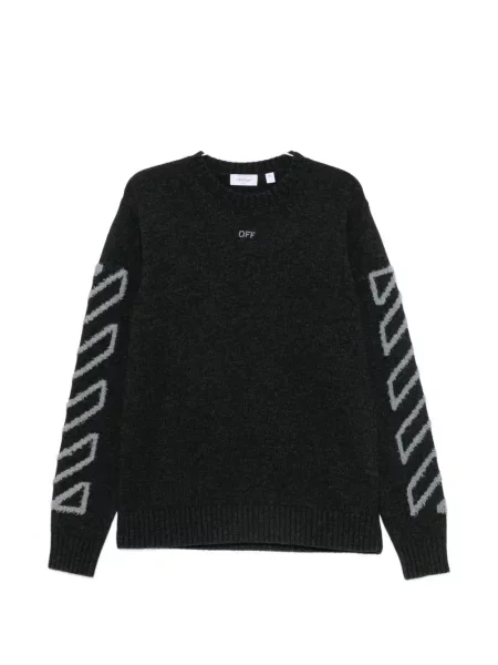 Lung pulover Off-white alb