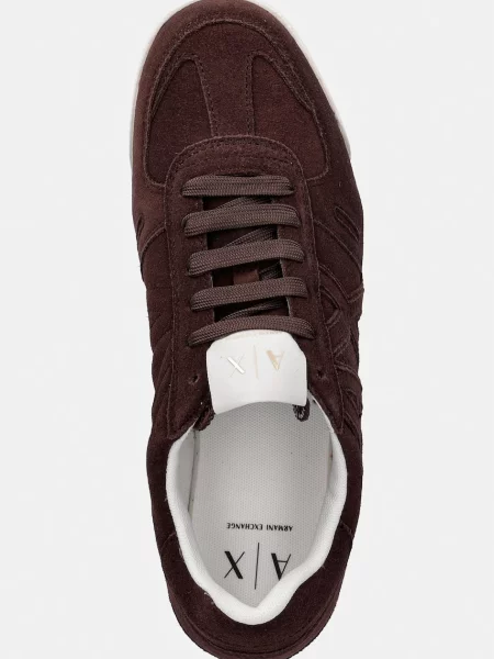 Замшевые кроссовки Armani Exchange