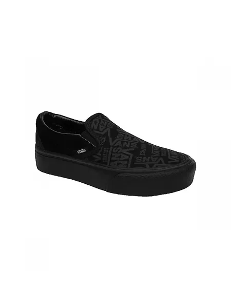 Slip on klasické členkové topánky Vans na platforme