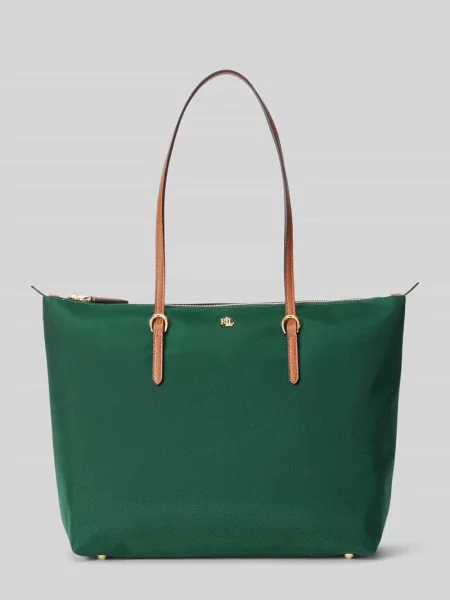 Lauren Ralph Lauren torebka shopper zielona