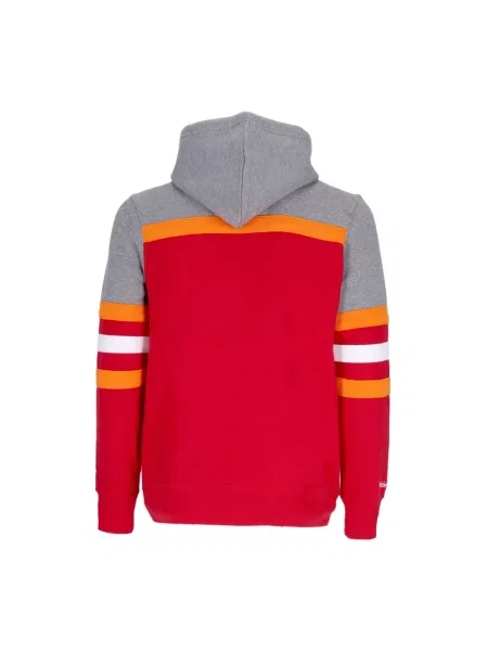 Bluza z kapturem Mitchell & Ness czerwona