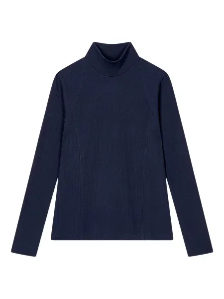 Tricou mânecă lungă Studio Tomboy de catifea cord albastru