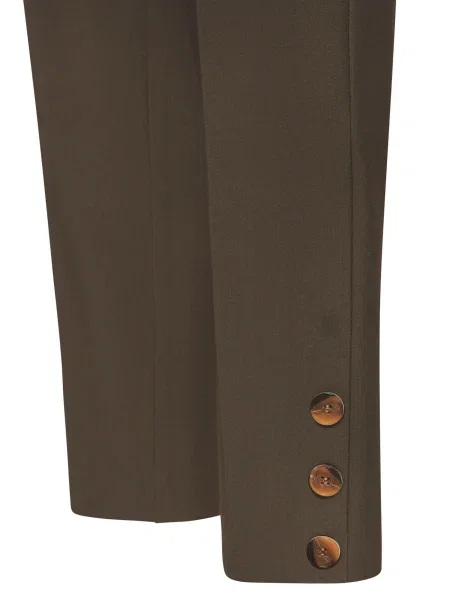 LASCANA Pantaloni cu dungă kaki
