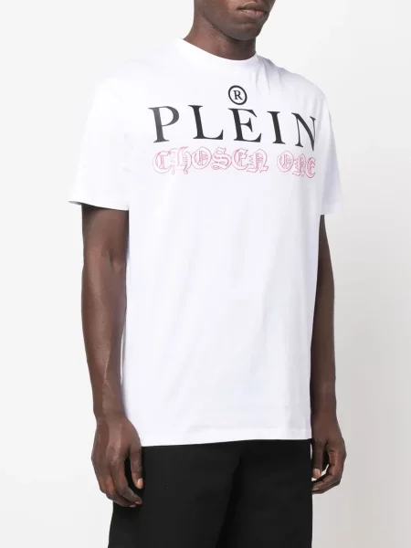 Tričko Philipp Plein s potiskem bílé