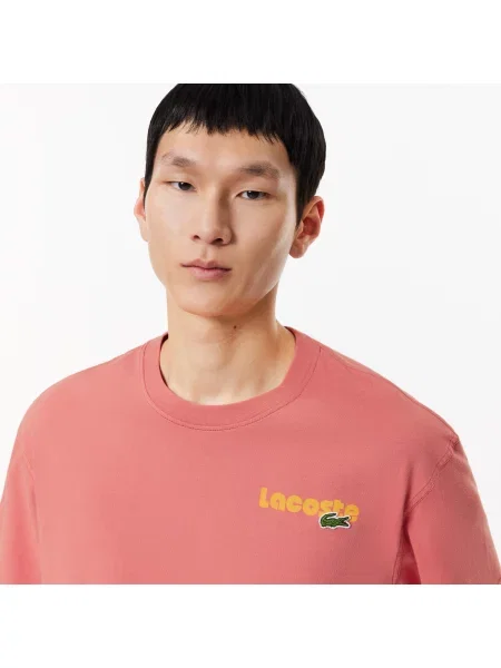Lacoste Koszulka Lacoste różowa