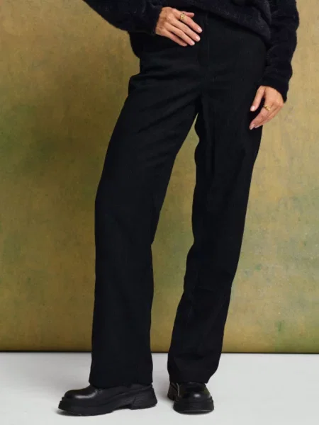 Штани повсякденні Lilove вельвет чорний