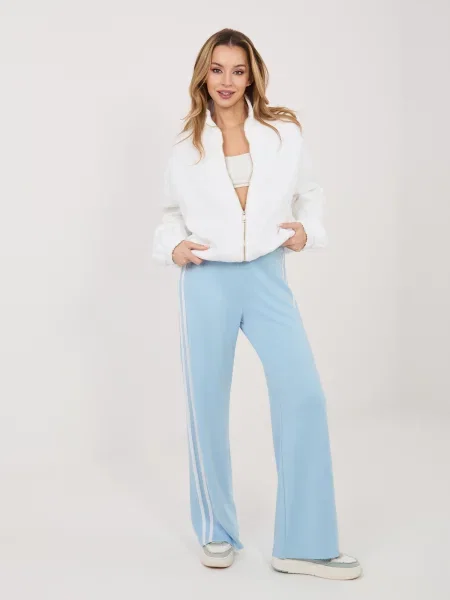 Pantaloni de trening Relevance alb