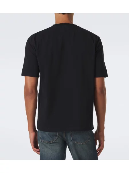 Tricou Gucci cu imagine din jerseu negru