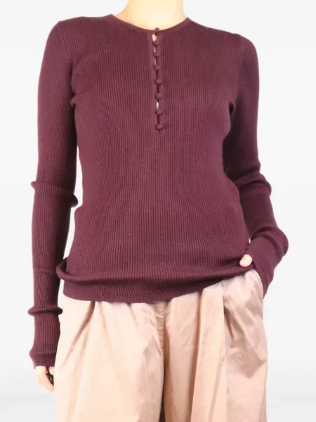 Pulover Gabriela Hearst tricotate violet