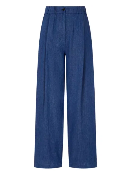 Pantaloni Studio Tomboy plisate albastru