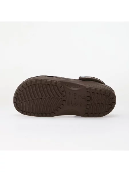 Klasické pantofle Crocs hnědé