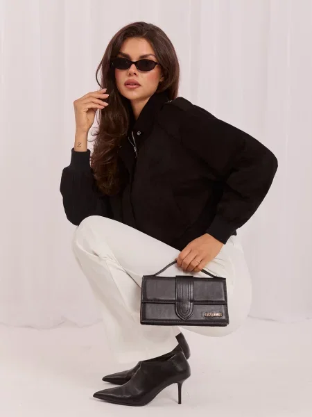 Geanta de piele Italy Moda negru