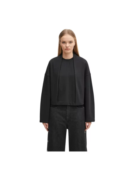 Sportmax bluza MINNIE gładka czarny