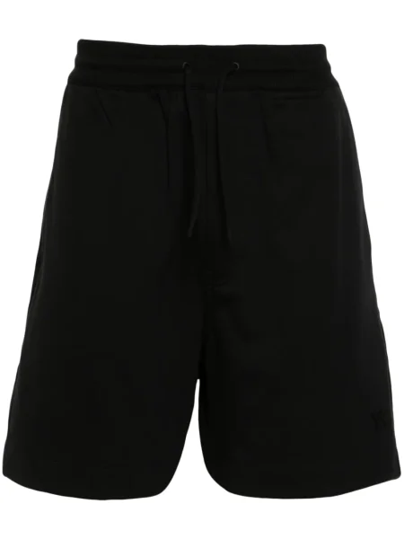 Pantaloni scurți Y-3 cu imagine negru