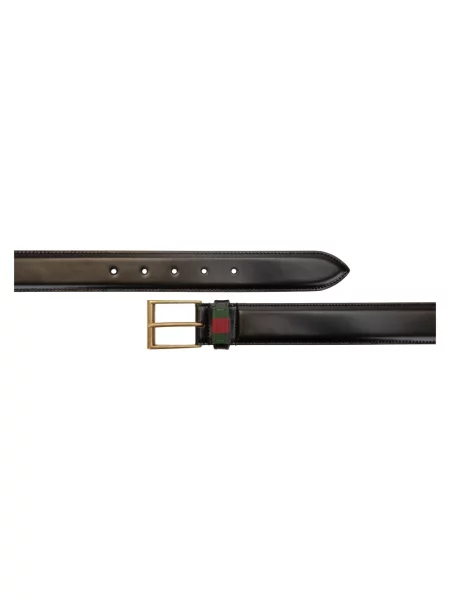Pasek Gucci czarny
