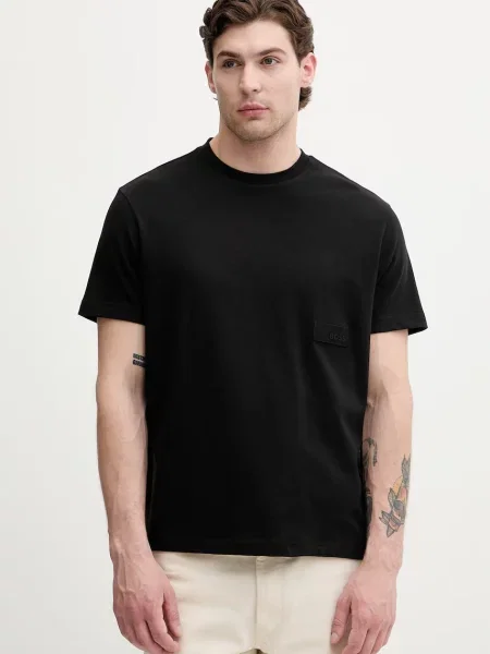BOSS Green tricou pentru bărbați din TS_Structure negru