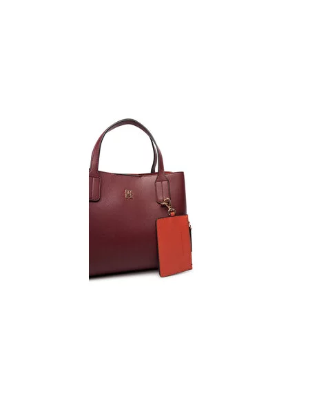 Tommy Hilfiger crossbody torbica iz umetnega usnja rjava