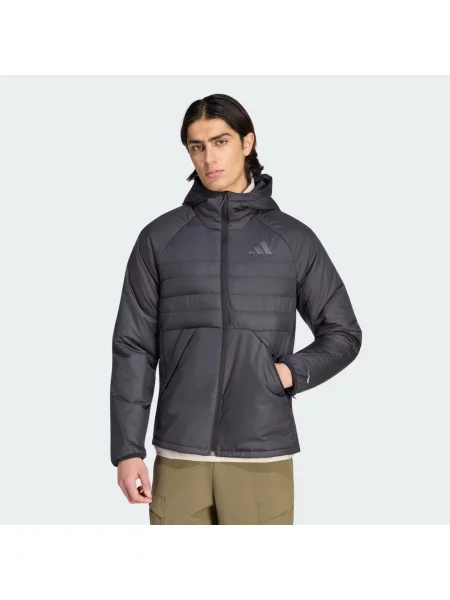 Bunda Terrex Multi CLIMAWARM Insulated Hooded černá