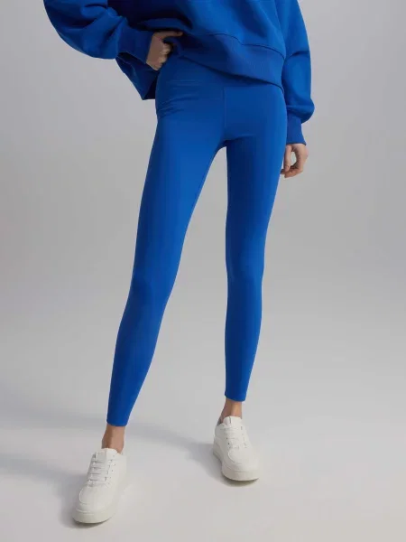 Легінси спортивні DIVERSE нейлон/еластан блакитний