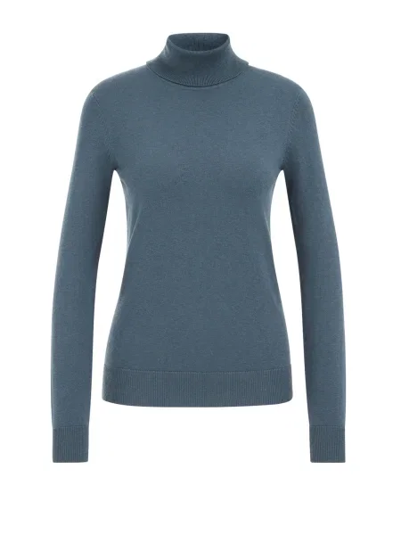 WE Fashion Pulover fumuriu albastru