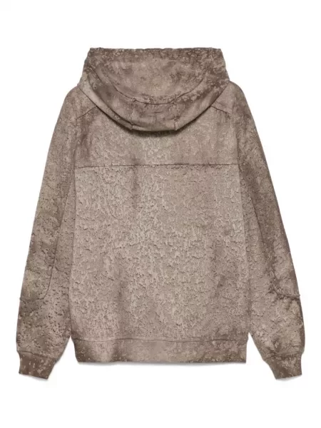 Hanorac cu glugă études Studio cu model camuflaj maro