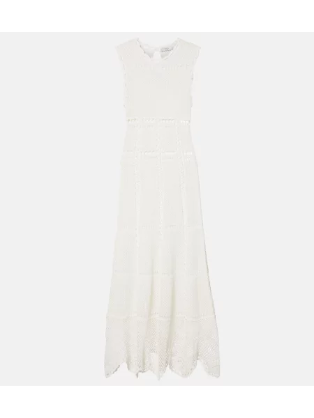 Rochie midi Erdem alb