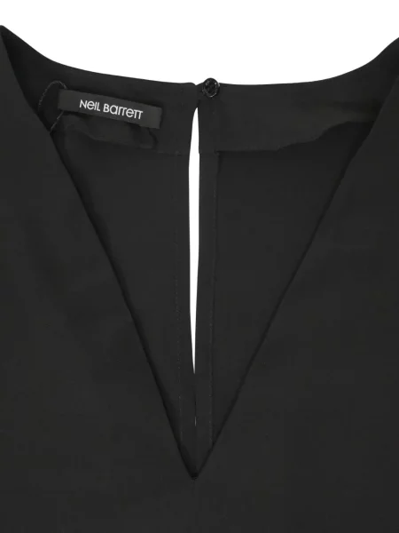 Rochie mini Neil Barrett cu decolteu în V negru