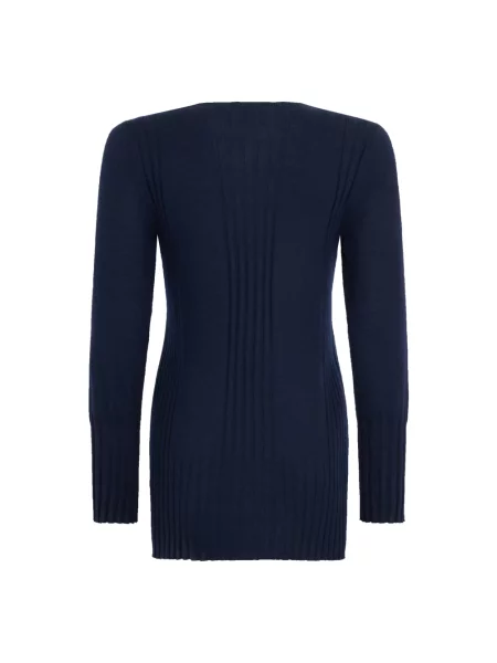 Sweter Malo z kaszmiru niebieski