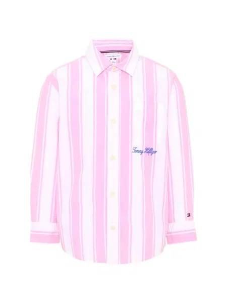Koszula dziecięca Tommy Hilfiger różowa