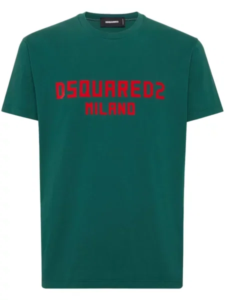 Tricou Dsquared2 cu imagine verde