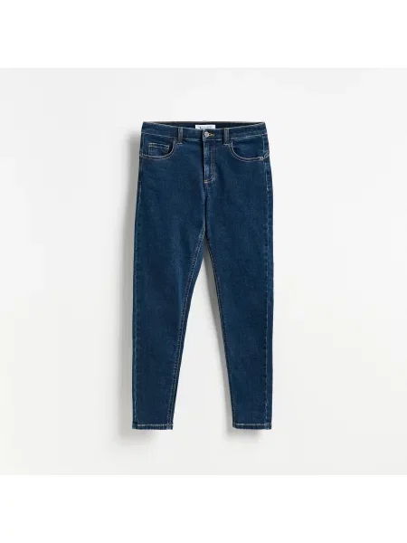 Reserved Slim fit push up farmer nőknek tengerészkék