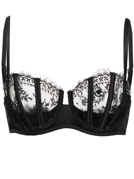Sutien Fleur Du Mal din dantelă negru