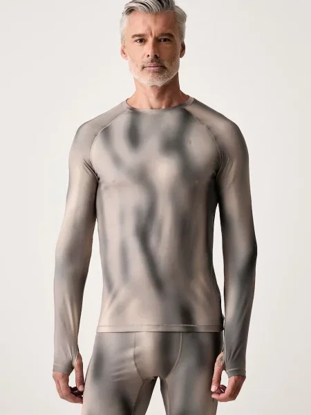 Peak Performance funkční tričko s dlouhým rukávem hnědé