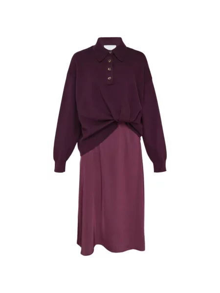 Lung rochie midi 3.1 Phillip Lim maro