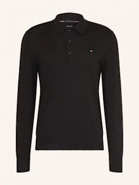Tommy Hilfiger Úpletová Polokošile černá