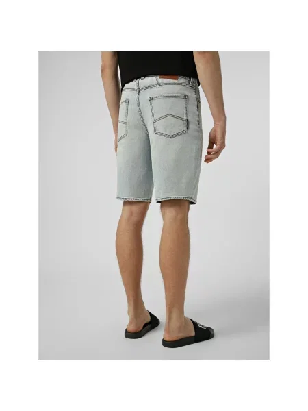 Bermude Armani Exchange cu 5 buzunare albastru